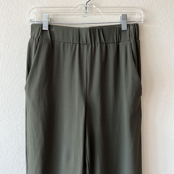 COS High Waist Cropped Lightweight Trousers - Picture 2 of 8